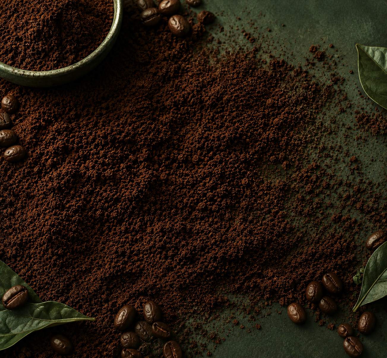 Ground coffee packs